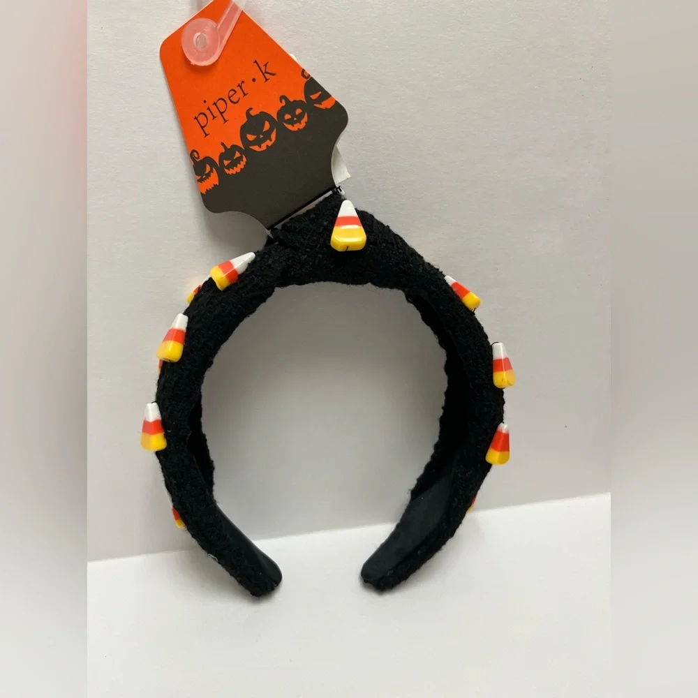 NWT ⚜️🖤⚜️ PIPER K Halloween Candy Corn Headband